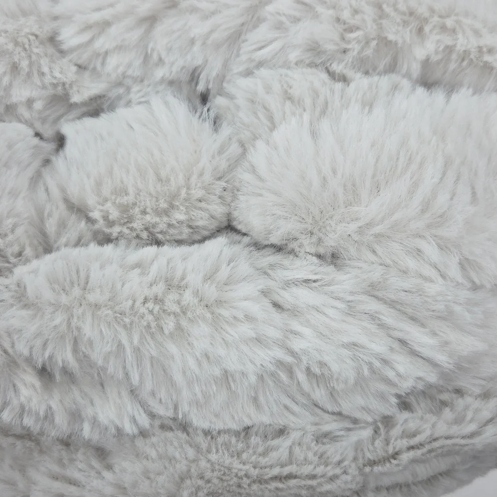 Luxurious Light Grey Textured Blanket NEW - Picture 13 of 13